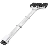 podaljševalni napajalni kabel za grafično kartico, 16(12+4) pin na 3×8 pin, 30 cm, 600 w odprta embalaža