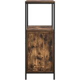  Kupaonski ormarić s policama dimljeni hrast 36x35x95 cm | shoptok.hr