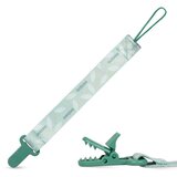 Baboo Textile Soother Holder kopča za dudu Peachy Keen 1 kom | shoptok.hr