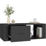 vidaXL Klubska mizica črna 100x50,5x35 cm inženirski les | Shoptok.si