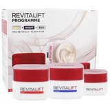 L´Oréal Paris Revitalift set: dnevna nega kože 50 ml + nočna nega kože 50 ml + krema za področje okoli oči 15 ml za ženske Cene