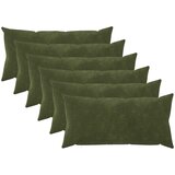  Presvlaka za jastuk 6 pcs HEERLEN Zelena 40 x 70 cm | shoptok.hr
