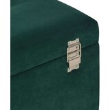 vidaXL klupa s pretincem za pohranu 80 cm zelena baršunasta | shoptok.hr