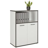 Mömax kombinacija regalov keflavik, bela, siva | Shoptok.si