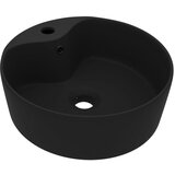 Maison Chic Razkošen Umivalnik - Kopalna umivalnik - Lavabo mat črn 36x13 cm keramičen, (21684786) Cene