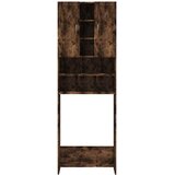 Ormarić za perilicu rublja boja dimljenog hrasta 64x25,5x190 cm | shoptok.hr