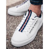 Ombre Men's shoes sneakers with contrasting details - white | Shoptok.si