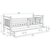  Krevet BMS Kubus + ladica 200x90 cm, PINE | shoptok.hr