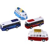  Sed od 2 retro i 2 nova autobusa za igru 1:87 - crveno/plavi | shoptok.hr