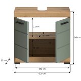 MID.YOU Omarica Za Pod Umivalnik Scout, Žajbljevo Zelena | Shoptok.si