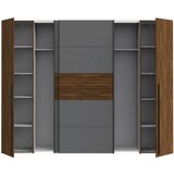 MID.YOU omara za oblačila, siva, barva oreha | Shoptok.si