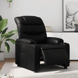 Maison Chic Električni naslanjač - Relax naslanjač črno umetno usnje, (22062203) | Shoptok.si