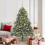  Umjetno božićno drvce Zelena 180 cm PVC, Plastika i Čelik | shoptok.hr