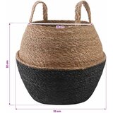  Saksija za biljke s ručkama 2 pcs Crna Ø 32 x 32 cm | shoptok.hr
