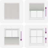 vidaXL Plisirana žaluzija svetlo siva 120x100 cm Širina tkanine | Shoptok.si