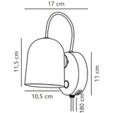  DFTP by Nordlux - Zidna reflektorska svetiljka ANGLE 1xGU10/25W/230V crna | Eponuda.com