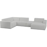 Scandic Bijela kutna garnitura od bouclé tkanine (u obliku slova "U") Roxy – | shoptok.hr