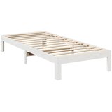  Okvir kreveta bez madraca bijeli 90 x 200 cm masivna borovina | shoptok.hr