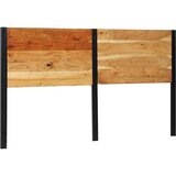 vidaXL Naglavna deska 180 cm trden akacijev les in železo | Shoptok.si