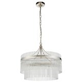  Endon 104112 - Luster na lancu MARIETTA 5xE14/7W/230V sjajni hrom/prozirno staklo | Eponuda.com
