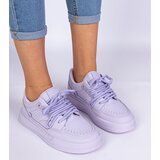 Gemre Asphodel purple women's sports sneakers made of eco-leather | Shoptok.si