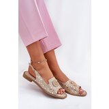S. BARSKI Leather Sandals With Decoration On Flat Heel S.Barski | ePonuda.com