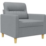  Fotelja svjetlosiva 60 cm od tkanine | shoptok.hr