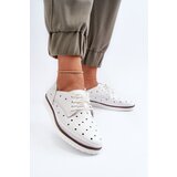 S. BARSKI White Women's Leather Shoes S.Barski LR182 | ePonuda.com