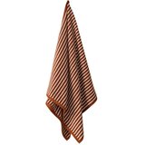 Jotex Bombažna brisača v konjak rjavi barvi/kremno bela 70x140 cm Dixie – | Shoptok.si