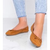 Gemre Brown ballet flats with a bow Angelina | shoptok.hr