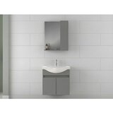 Hanah home sole 65 - set kupatilske nameštaja u mat sivoj boji (2 dela) | Eponuda.com