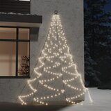  Zidno drvce s metalnom kukom 260 LED tople bijele 3 m | shoptok.hr