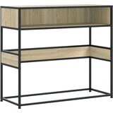  Konzolni stol boja hrasta sonome 90x35x80 cm konstruirano drvo | shoptok.hr