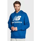 New Balance Jopa Essentials Stacked Logo MT03558 Modra Relaxed Fit