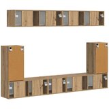  Komplet TV omaric 5 pcs Umetni hrast Konstruiran les - - Rjava - 83.33 - 98 x 31 x 29,5 cm - 2025-vidaXL-Uvoz_2 | Shoptok.si
