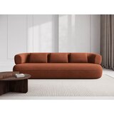 Micadoni Sedežna garnitura iz tkanine bouclé v barvi terakote 200 cm Jenny – | Shoptok.si