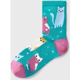 Milena Čarape Colorful Cats visoke | shoptok.hr