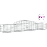  Lučne gabionske košare 25 kom 300x50x40/60 cm pocinčano željezo | Eponuda.com