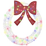 vidaXL Venec z LED lučmi večbarvno 75 cm Akril | Shoptok.si