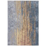 Kayoom RAVNO TKANA PREPROGA Blaze 325 Beige / Blau 115/170 cm modra, bež | Shoptok.si