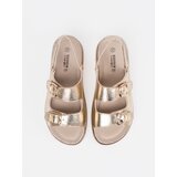 GOODIN Gold sandals with gold elements | shoptok.hr