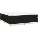  Box spring posteljni okvir črn 180x200 cm blago, (20739649) | Shoptok.si
