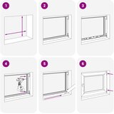  Unutarnja boja prozora u podrumu bijela RISOR 70 x 50 cm | shoptok.hr