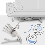Kidwell RUBI sivo/bijela dječja ležaljka | shoptok.hr