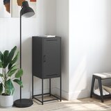  Visoka komoda crna 36x39x107 cm čelična | Eponuda.com