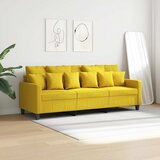  Trosjed od tkanine svjetložuti 180 cm | shoptok.hr