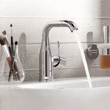 Grohe enoročna armatura za umivalnik ESSENCE z zgornjim delom sifona (23462001) - krom | Shoptok.si