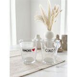 Sinsay Čaše s natpisima CIAO! i AMORE 2 pack Cijene