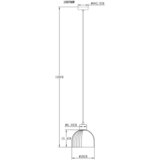 Globo VISEČA SVETILKA Swanson 20/120 cm E27 | Shoptok.si