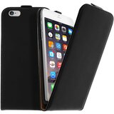 AVIZAR Vertikalna preklopna torbica iz sintetičnega usnja za Apple iPhone 6 Plus – črna, (20526731) Cene